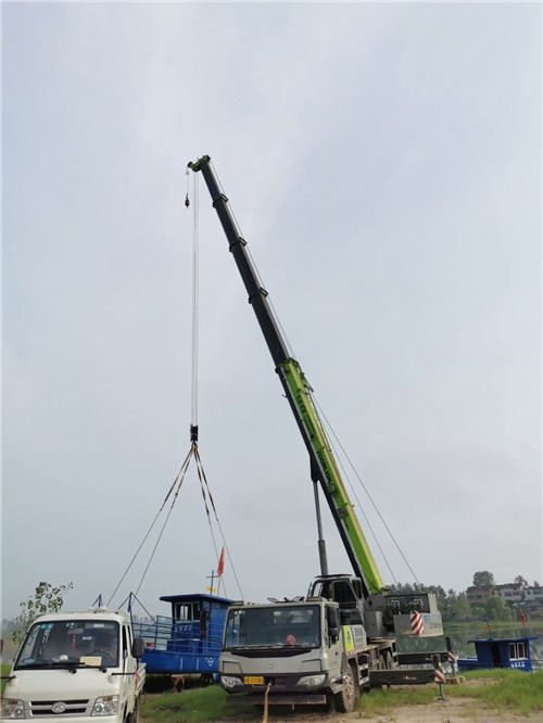 连江县桥梁建设吊装案例